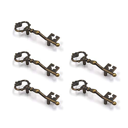 Vintage Bronze Key Shaped Kitchen Cabinet Drawer Door Pull Handles Zinc Alloy Vintage Bronze Key Shaped Kitchen Cabinet Drawer Door Pull Handles Zinc Alloy